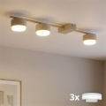 Brilagi - LED RGB+CCT Faretto dimmerabile MONO 3xGX53/14W/230V 2700-6500K Wi-Fi Tuya beige