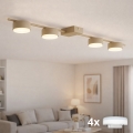 BRILAGI - LED RGB+CCT faretto dimmerabile MONO 4xGX53/14W/230V 2700-6500K Wi-Fi Tuya beige
