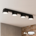 Brilagi - LED RGB+CCT Faretto dimmerabile MONO 4xGX53/14W/230V 2700-6500K Wi-Fi Tuya nero