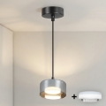 Brilagi - LED RGB+CCT Lampadario dimmerabile a sospensione su cavo AURA LUX 1xGX53/14W/230V 2700-6500K Wi-Fi Tuya nero/fumé