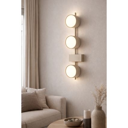 Brilagi - LED RGB+CCT Faretto dimmerabile MONO 3xGX53/14W/230V 2700-6500K Wi-Fi Tuya beige