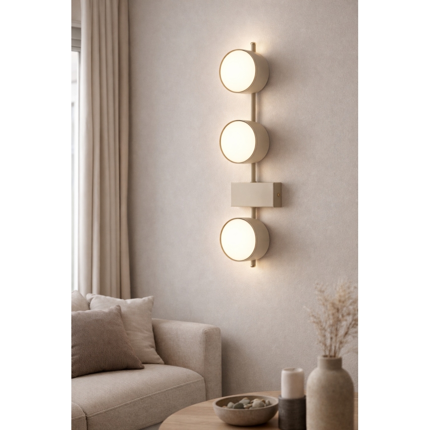 Brilagi - LED RGB+CCT Faretto dimmerabile MONO 3xGX53/14W/230V 2700-6500K Wi-Fi Tuya beige