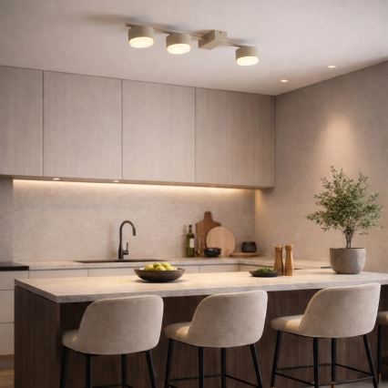 Brilagi - LED RGB+CCT Faretto dimmerabile MONO 3xGX53/14W/230V 2700-6500K Wi-Fi Tuya beige