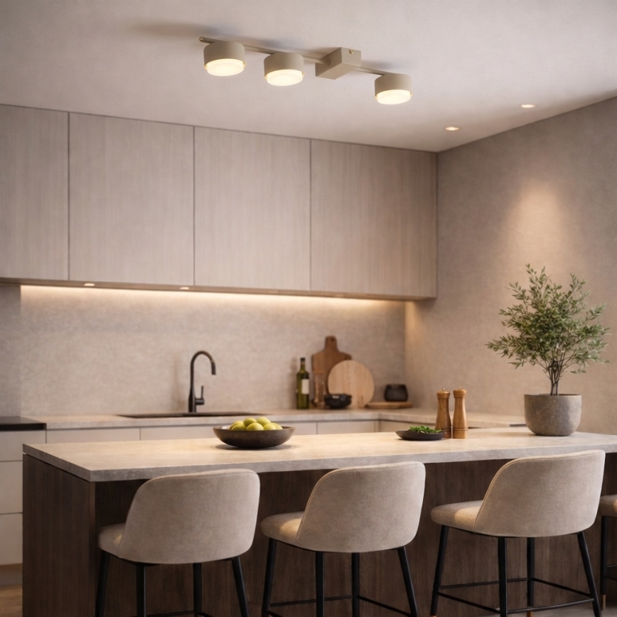Brilagi - LED RGB+CCT Faretto dimmerabile MONO 3xGX53/14W/230V 2700-6500K Wi-Fi Tuya beige