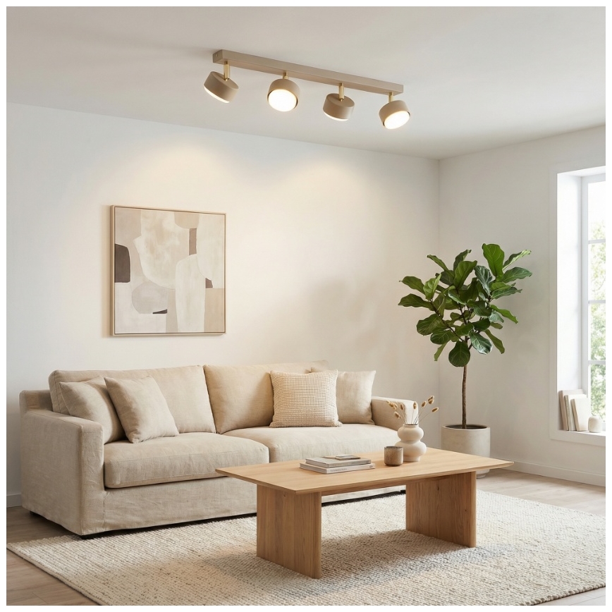 Brilagi - LED RGB+CCT Faretto dimmerabile MONO 4xGX53/14W/230V 2700-6500K Wi-Fi Tuya beige
