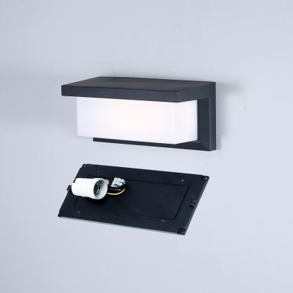 Brilagi - Lampada da parete per esterni LED RGBW dimmerabile BRICKY 1xE27/9W/230V 2700-6500K antracite IP54