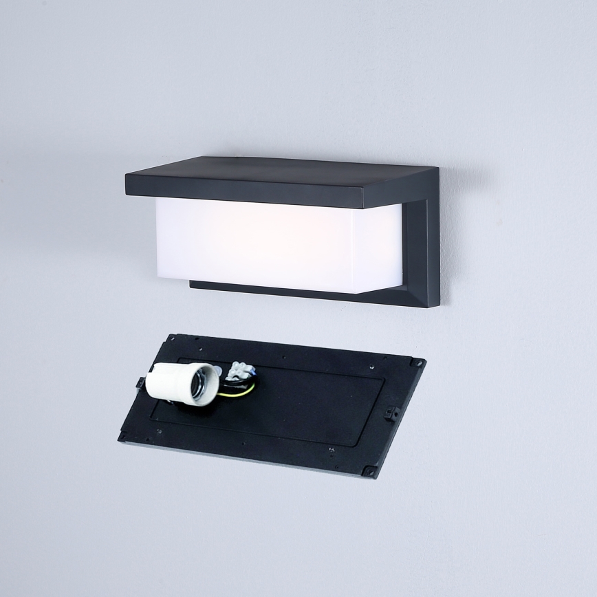 Brilagi - Lampada da parete per esterni LED RGBW dimmerabile BRICKY 1xE27/9W/230V 2700-6500K antracite IP54