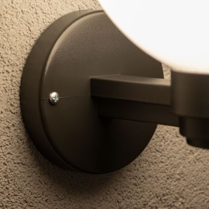 Brilagi - LED RGBW dimmerabile applique da esterno HARBOR 1xE27/9W/230V 2700-6500K IP33 antracite/bianco