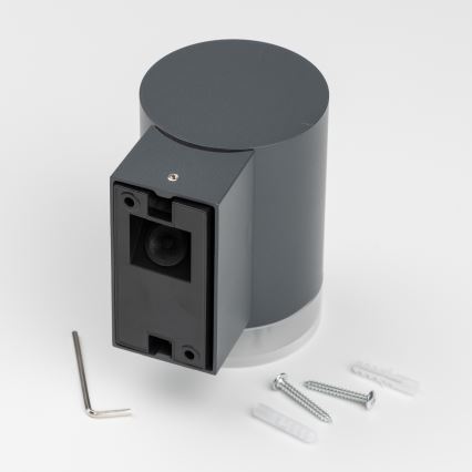 Brilagi - Applique da esterno LED RGBW dimmerabile MATERA 1xGU10/6W/230V 3000K IP54 antracite + telecomando