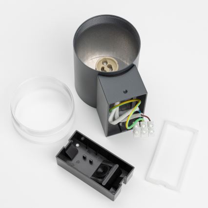 Brilagi - Applique da esterno LED RGBW dimmerabile MATERA 1xGU10/6W/230V 3000K IP54 antracite + telecomando