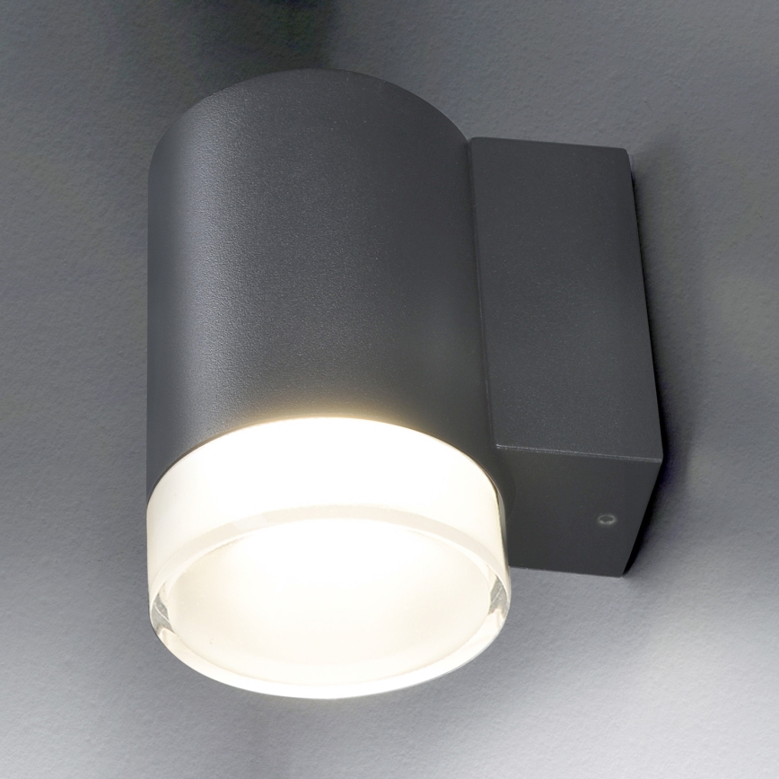 Brilagi - Applique da esterno LED RGBW dimmerabile MATERA 1xGU10/6W/230V 3000K IP54 antracite + telecomando