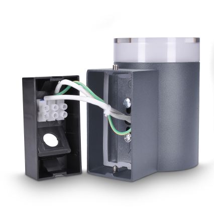 Brilagi - Applique da esterno LED RGBW dimmerabile MATERA 1xGU10/6W/230V 3000K IP54 antracite + telecomando