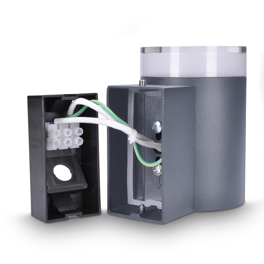 Brilagi - Applique da esterno LED RGBW dimmerabile MATERA 1xGU10/6W/230V 3000K IP54 antracite + telecomando