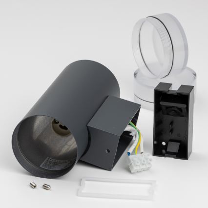 Brilagi - Applique da esterno LED RGBW dimmerabile MATERA 2xGU10/4,8W/230V 3000K IP54 antracite + telecomando