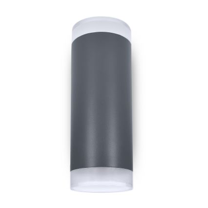 Brilagi - Applique da esterno LED RGBW dimmerabile MATERA 2xGU10/4,8W/230V 3000K IP54 antracite + telecomando