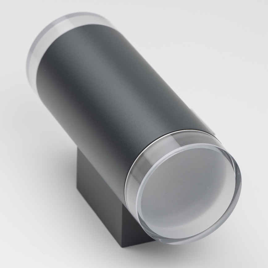 Brilagi - Applique da esterno LED RGBW dimmerabile MATERA 2xGU10/6W/230V 3000K IP54 antracite + telecomando