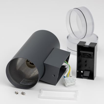 Brilagi - Applique da esterno LED RGBW dimmerabile MATERA 2xGU10/6W/230V 3000K IP54 antracite + telecomando