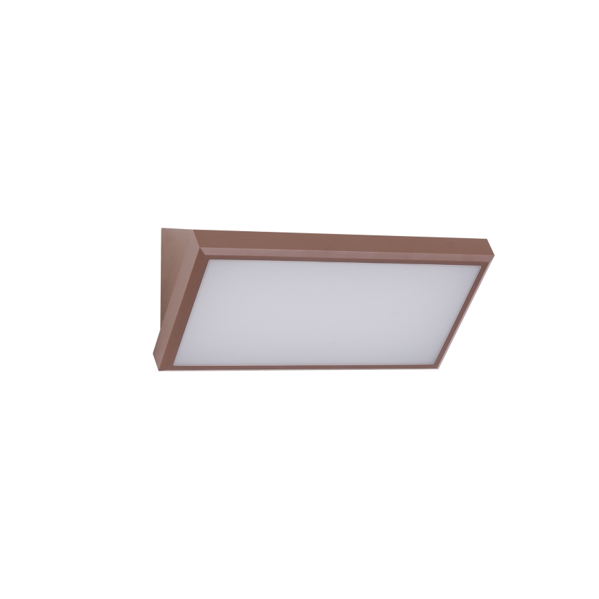 Brilagi - Applique da esterno LED RGBW dimmerabile TRIANGLE 1xE27/9W/230V 2700-6500K IP65 marrone