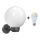 Brilagi - LED RGBW dimmerabile applique da esterno HARBOR 1xE27/9W/230V 2700-6500K IP33 antracite/bianco
