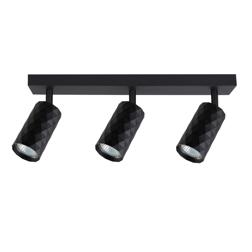 Brilagi - Faretto LED RGBW dimmerabile SELE DIAMANT 3xGU10/4,8W/230V 3000K nero + telecomando