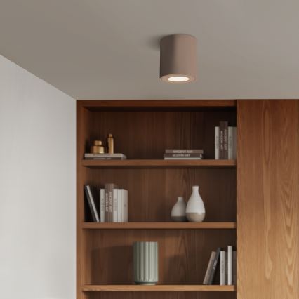 Brilagi - Lampada da bagno LED RGBW dimmerabile MIA 1xGU10/4,8W/230V 3000K 84x80 mm beige IP54 + telecomando