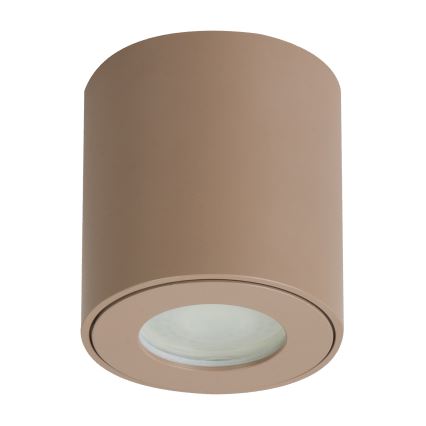 Brilagi - Lampada da bagno LED RGBW dimmerabile MIA 1xGU10/4,8W/230V 3000K 84x80 mm beige IP54 + telecomando