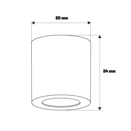 Brilagi - Lampada da bagno LED RGBW dimmerabile MIA 1xGU10/4,8W/230V 3000K 84x80 mm beige IP54 + telecomando
