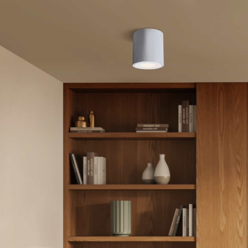 Brilagi - Lampada da bagno LED RGBW dimmerabile MIA 1xGU10/4,8W/230V 3000K 84x80 mm bianca IP54 + telecomando