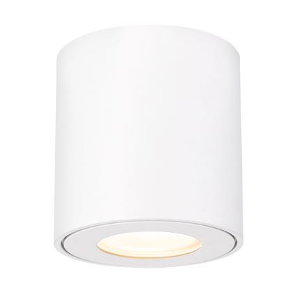 Brilagi - Lampada da bagno LED RGBW dimmerabile MIA 1xGU10/6W/230V 3000K 84x80 mm bianca IP54 + telecomando