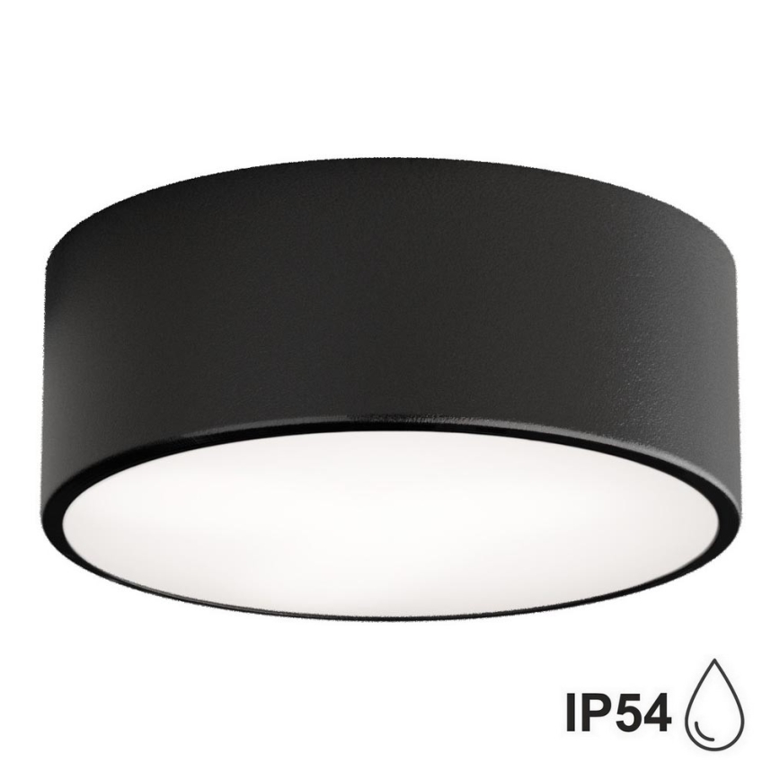 Brilagi - Lampada da soffitto per bagno LED RGBW dimmerabile CLARE 1xE27/9W/230V 2700-6500K Ø 20 cm IP54 Wi-Fi nero