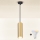 Brilagi - LED RGBW dimmerabile lampadario a sospensione su cavo SELE 1xGU10/4,8W/230V 3000K nero/oro + telecomando
