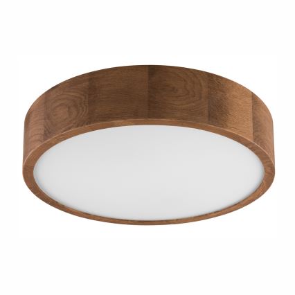 Brilagi - Plafoniera LED RGBW dimmerabile CARVALHO 2xE27/9W/230V 2700-6500K Wi-Fi rovere Ø 37,5 cm