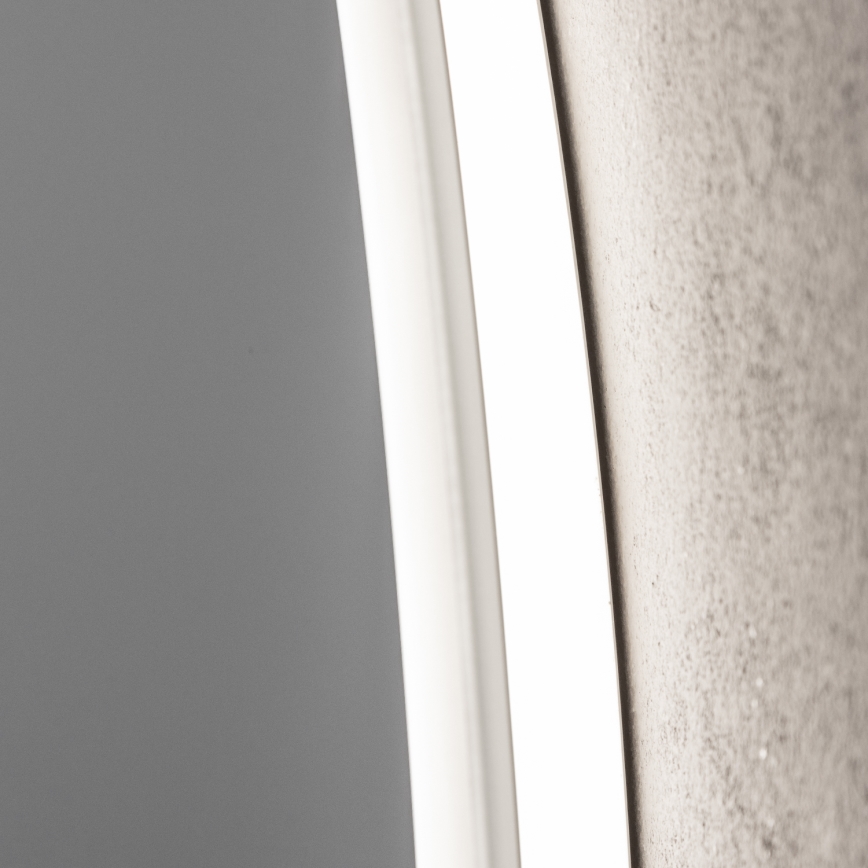 Brilagi - Specchio da bagno riscaldato LED RGBW CLARA PRO LED/19W/230V Ø 60 cm IP44 CRI 90 dimmerabile + CCT regolabile + telecomando