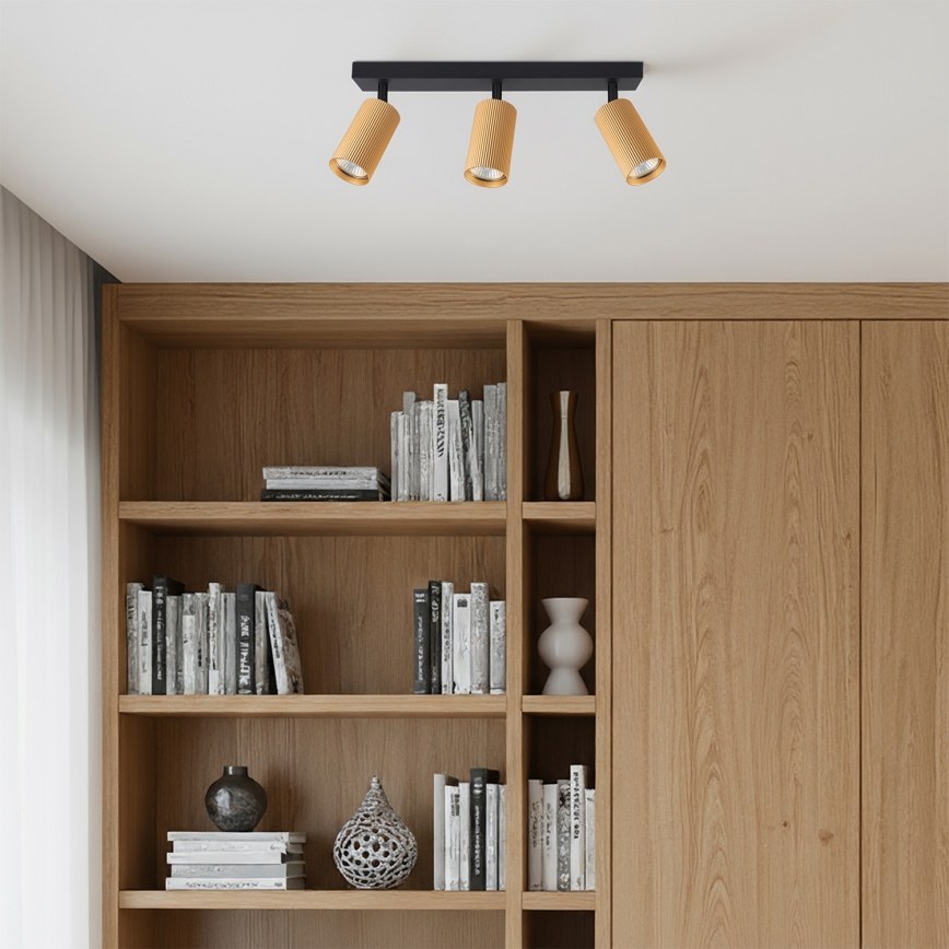 Brilagi - LED RGBW Faretto dimmerabile SELE MODERN 3xGU10/6,5W/230V 2700-6500K Wi-Fi dorato