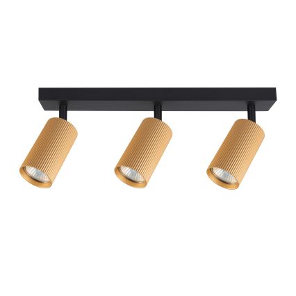 Brilagi - LED RGBW Faretto dimmerabile SELE MODERN 3xGU10/6W/230V 3000K Wi-Fi dorato