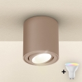 Brilagi - LED RGBW faretto dimmerabile MIA 1xGU10/4,8W/230V 3000K 84x80 mm beige + telecomando