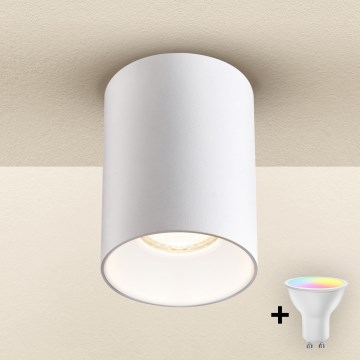 Brilagi - LED RGBW Faretto dimmerabile TRINE 1xGU10/4,8W/230V 3000K bianco + telecomando