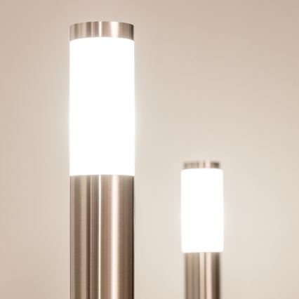BRILAGI - Lampada da esterno LED RGBW dimmerabile ELIA 1xE27/6,5W/230V 2700-6500K IP44 Wi-Fi 50 cm cromo opaco