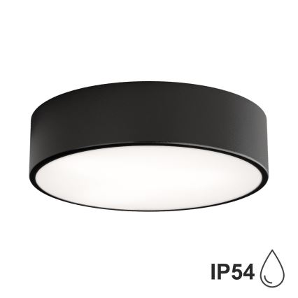 BRILAGI - Plafoniera da bagno LED RGBW dimmerabile CLARE 2xE27/12W/230V 2700-6500K Ø 30 cm IP54 nero