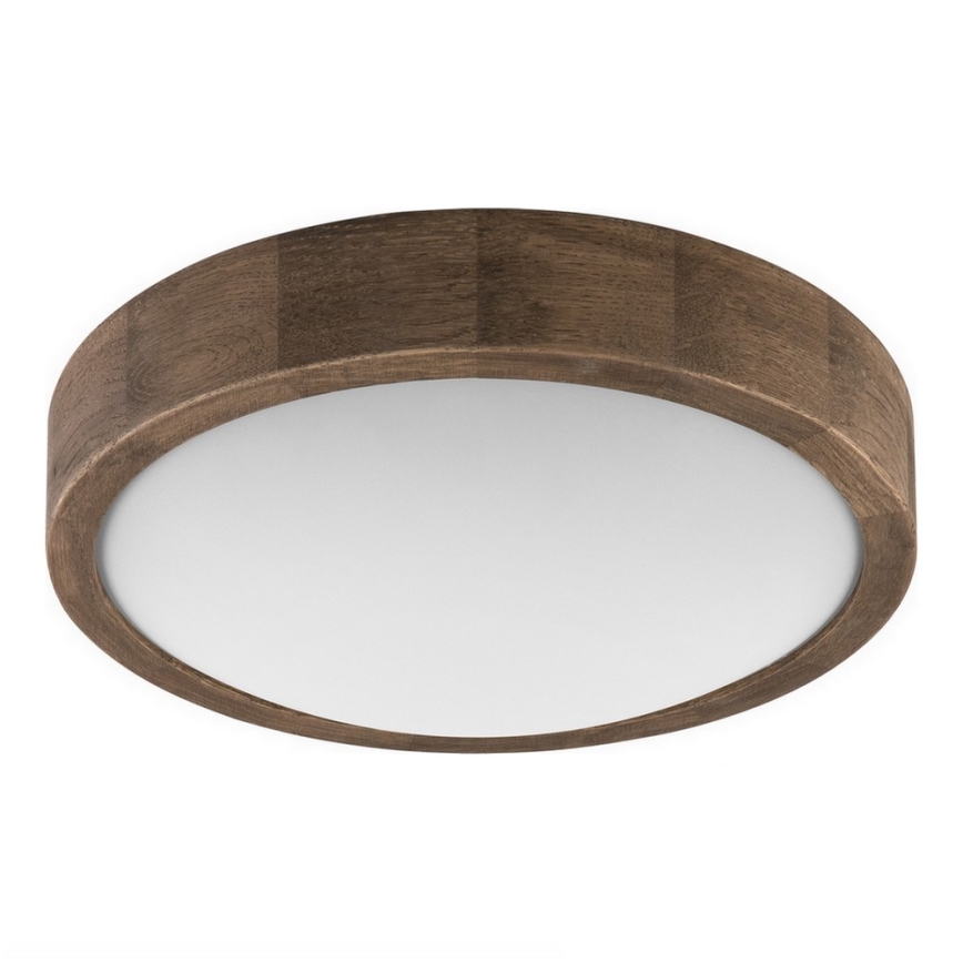 Brilagi - Lampada da soffitto dimmerabile LED RGBW CARVALHO SLIM 1xE27/15W/230V 2700-6500K Wi-Fi rovere Ø 27 cm