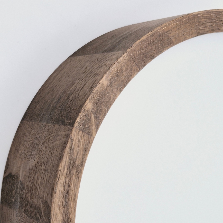 Brilagi - Lampada da soffitto dimmerabile LED RGBW CARVALHO SLIM 1xE27/15W/230V 2700-6500K Wi-Fi rovere Ø 27 cm