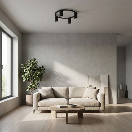Brilagi - Plafoniera dimmerabile LED RGBW SELE 4xGU10/6,5W/230V 2700-6500K nero