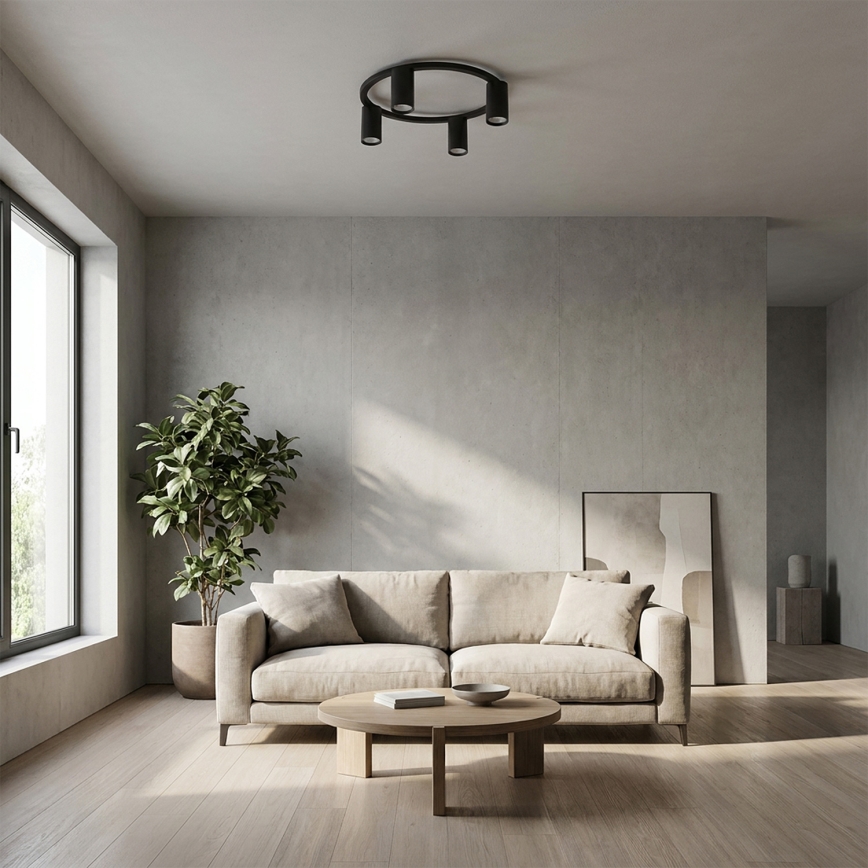 Brilagi - Plafoniera dimmerabile LED RGBW SELE 4xGU10/6,5W/230V 2700-6500K nero