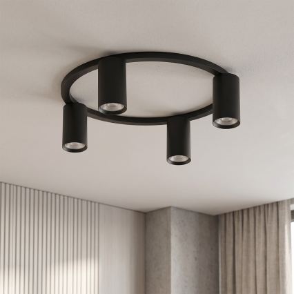 Brilagi - Plafoniera dimmerabile LED RGBW SELE 4xGU10/6,5W/230V 2700-6500K nero