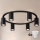 Brilagi - LED RGBW Plafoniera dimmerabile SELE 6xGU10/6,5W/230V 2700-6500K nero + telecomando