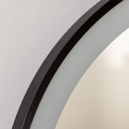 Brilagi - Specchio da bagno LED CANZO LED/25W/230V 50x80 cm nero IP44 CRI 90 dimmerabile + CCT