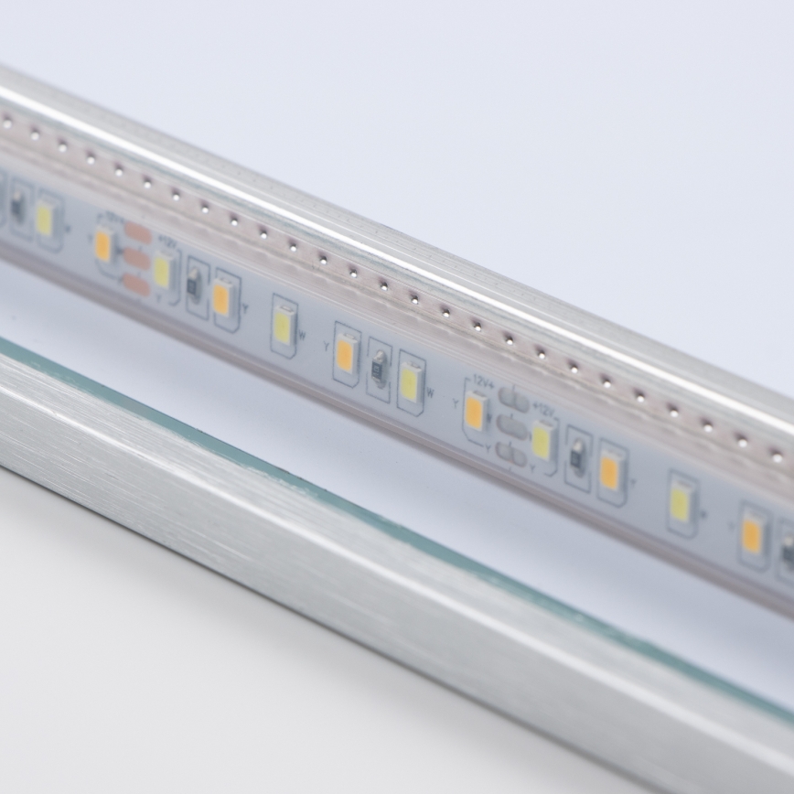 Brilagi - Specchio da bagno LED DESIO LED/24W/230V 60x60 cm argento IP44 CRI 90 dimmerabile + CCT