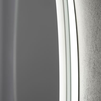 Brilagi - Specchio da bagno riscaldato LED AVA ECO LED/11,5W/230V Ø 60 cm IP44 CRI 90 dimmerabile + CCT