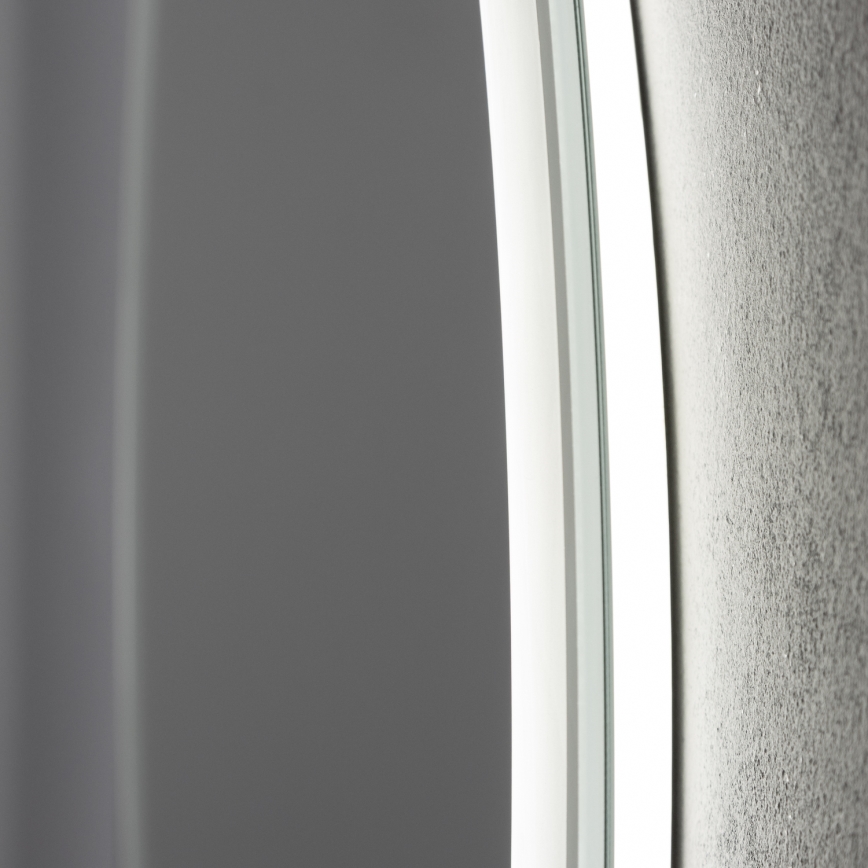 Brilagi - Specchio da bagno riscaldato LED AVA ECO LED/11,5W/230V Ø 60 cm IP44 CRI 90 dimmerabile + CCT