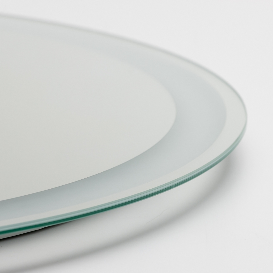 Brilagi - Specchio da bagno riscaldato a LED AVA PRO, 18,5 W / 230 V, Ø 60 cm, IP44, CRI 90, dimmerabile + CCT, antiappannamento integrato